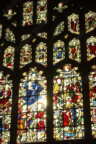 Inside St Edmundsbury Cathedral - Bury St Edmunds  Suffolk  England  UK