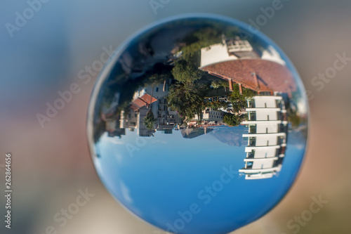 Cityscape in a sphere © Dmitrii Brodovoi