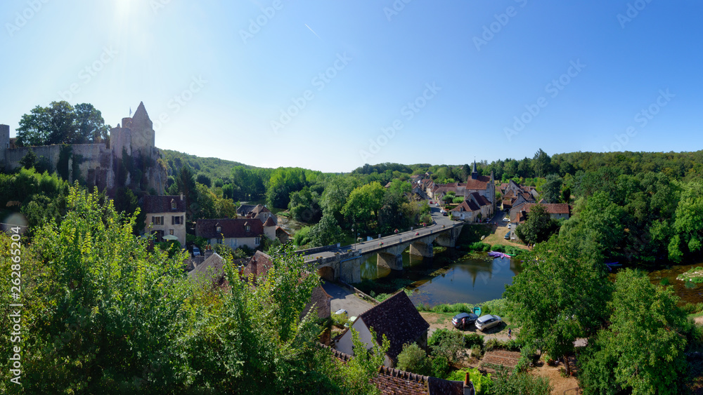 Fototapeta premium Angles-sur-l'Anglin, Vienne