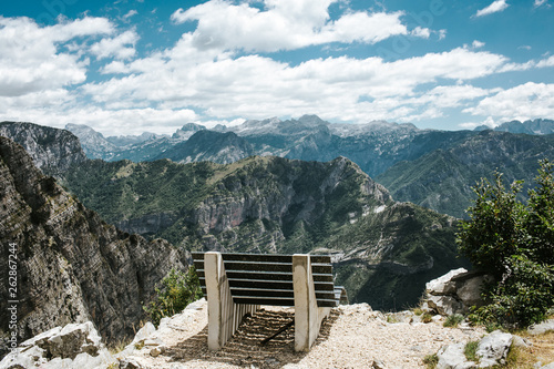 A bench with a view photo