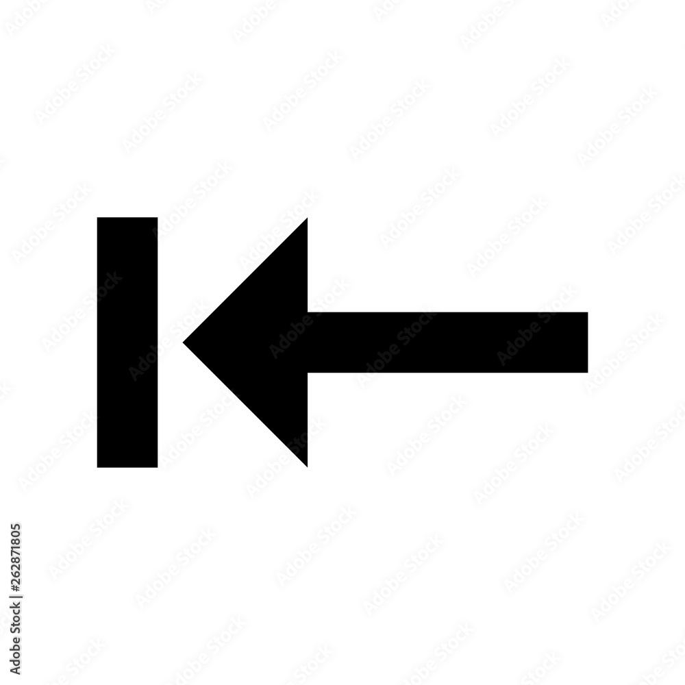 Back icon flat vector illustration design Back icon flat vector illustration design