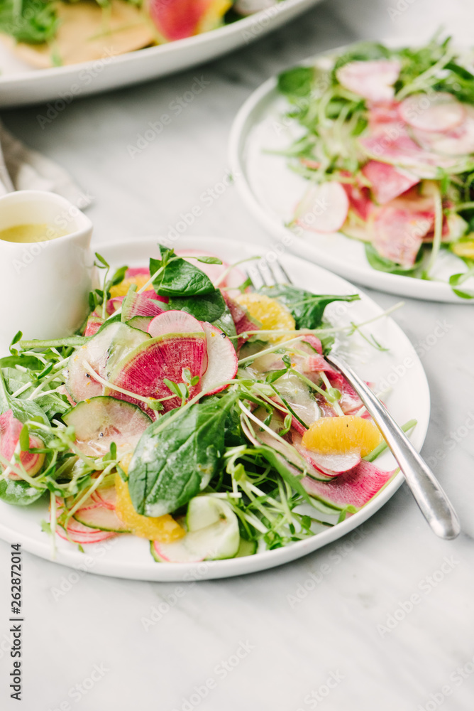 Radish Salad with Meyer Lemon Vinaigrette Radish Salad with Meyer Lemon Vinaigrette