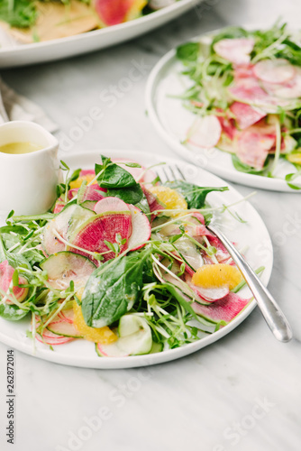 Radish Salad with Meyer Lemon Vinaigrette