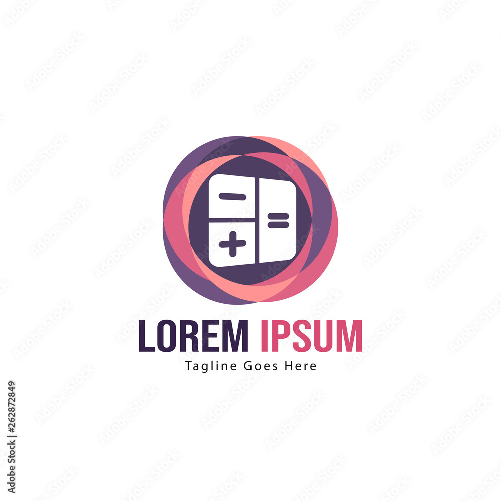 Fototapeta premium Finance logo template design. Finance logo with modern frame isolated on white background