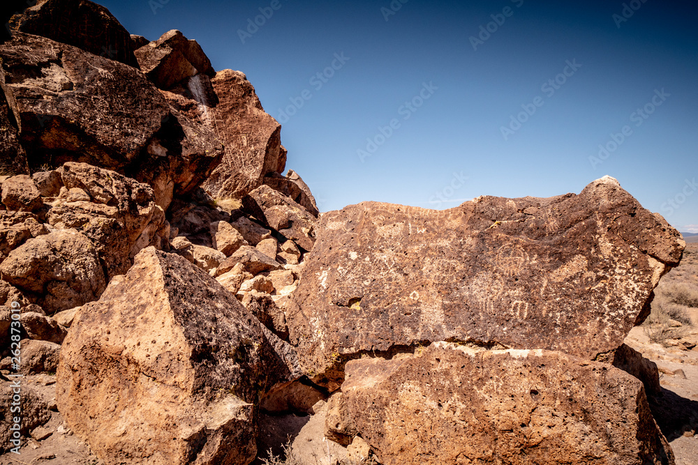 Petroglyphs at Chalfant Valley in the Eastern Sierra - travel photography Petroglyphs at Chalfant Valley in the Eastern Sierra - travel photography