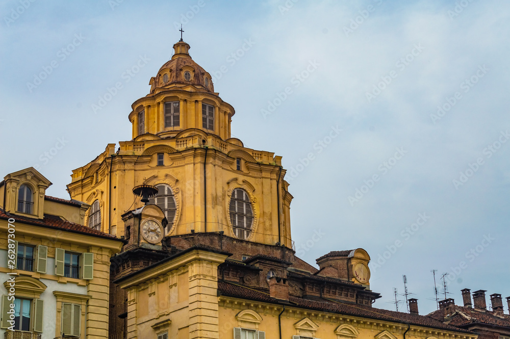 San Lorenzo Church in Turin, Italy