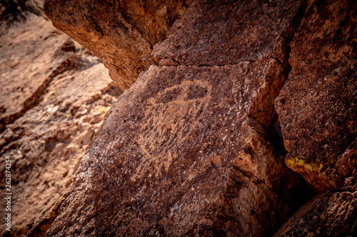 Ancient Petroglyphs at Chalfant Valley in the Eastern Sierra - travel photography