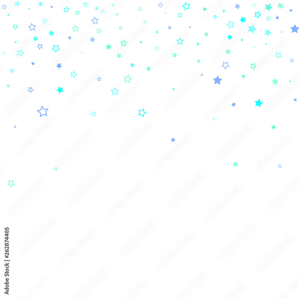 Blue, cyan, turquoise glitter stars confetti Blue, cyan, turquoise glitter stars confetti