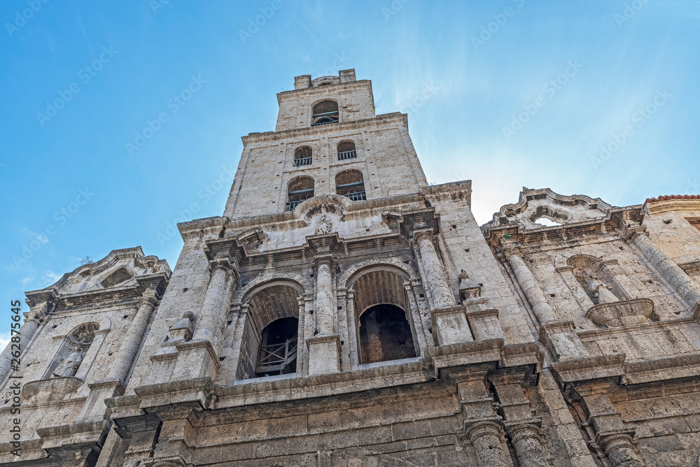 Tower of Basilica San Francisco de Asis in Havana