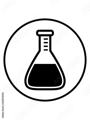 reagenzglas kreis logo forscher flüssigkeit reagenzgläschen labor glas flasche messen wissenschaft forschen chemie alchemie testen behälter glas wissen lehre lernen © Style-o-Mat-Design