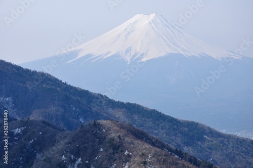 本社ヶ丸より望む富士山