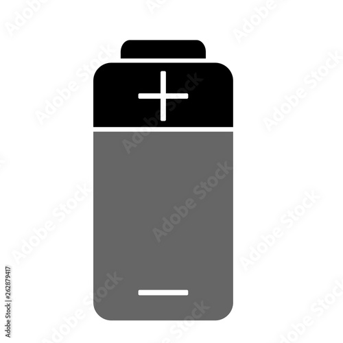 battery icon. vector illustration on white background