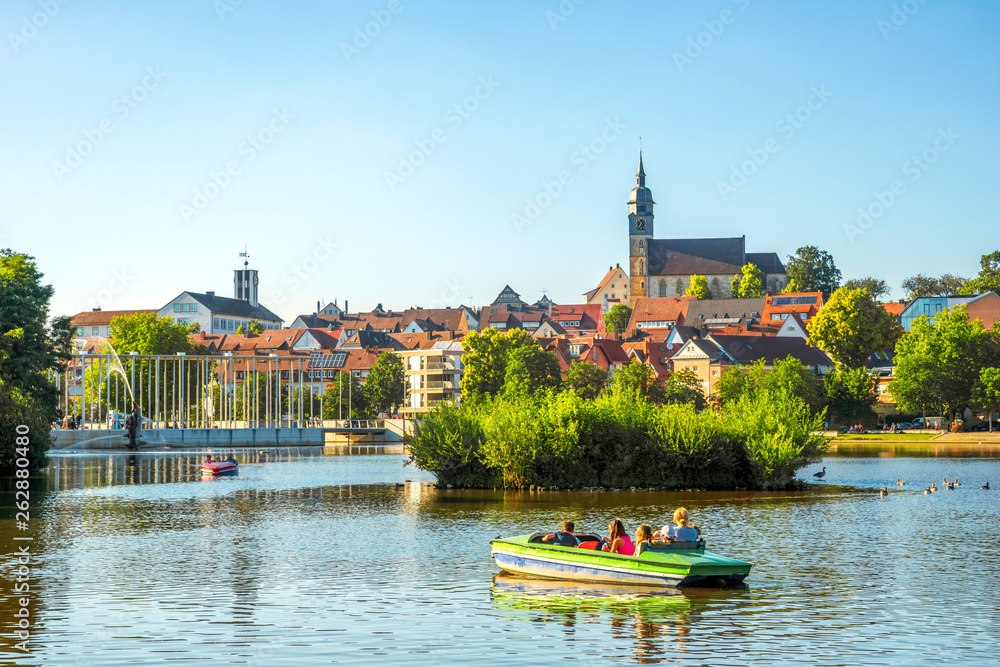Fototapeta premium Böblingen, Stadtgarten See 