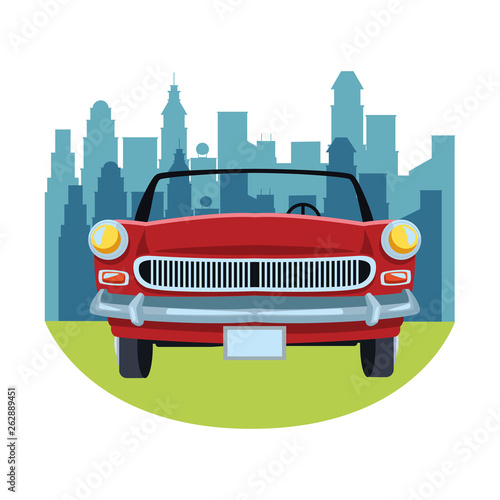 car front view