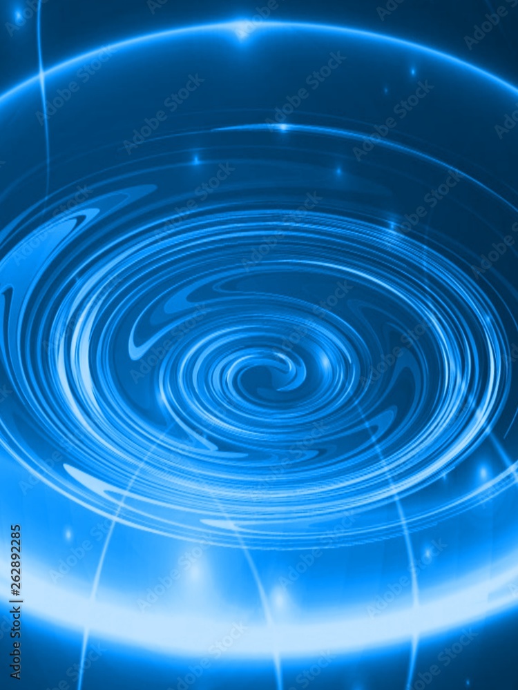 Obraz premium Abstract background navy blue circle and light.