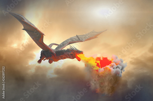 the dragon fly 3D render © de Art