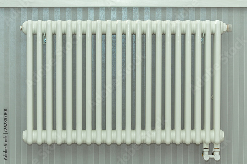 Wallpaper Mural Heating Radiator, White radiator in an apartment Torontodigital.ca