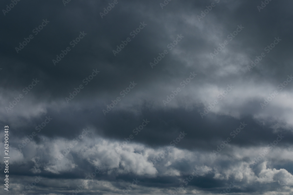 dramatic sky with clouds