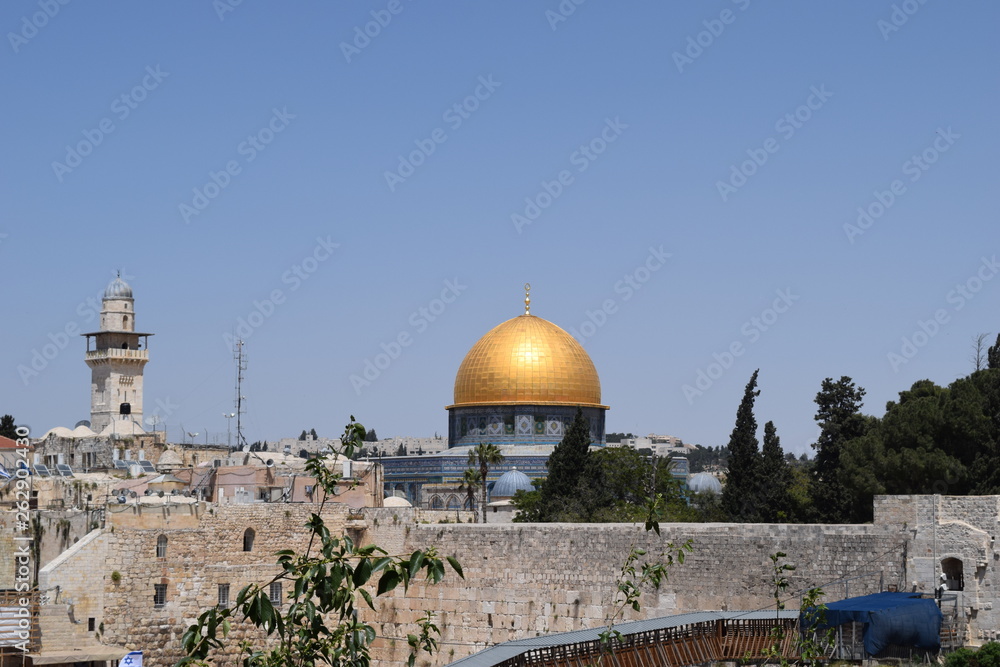 Obraz premium Western Wall and Temple Mount