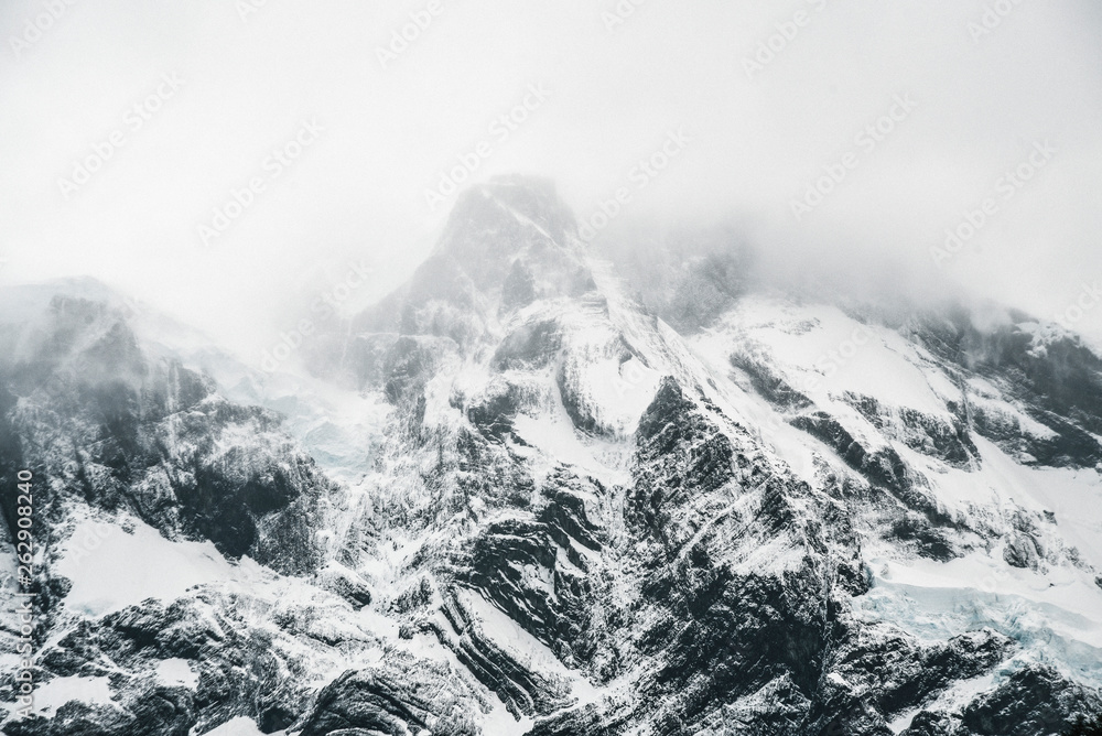 Obraz premium French Valley in Torres Del Paine National Park in the Patagonia Region of Southern Chile
