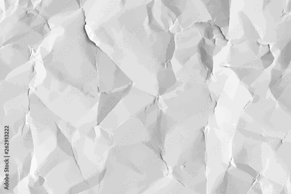 Crumpled paper texture Stock Vector | Adobe Stock
