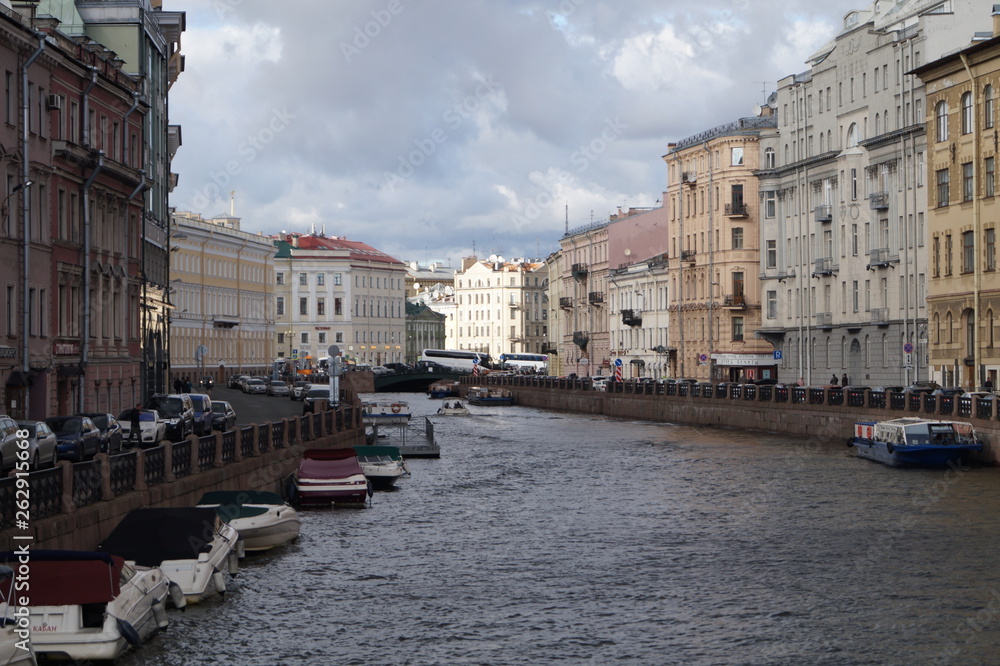 canal Moika, Saint-Petersburg, Russia