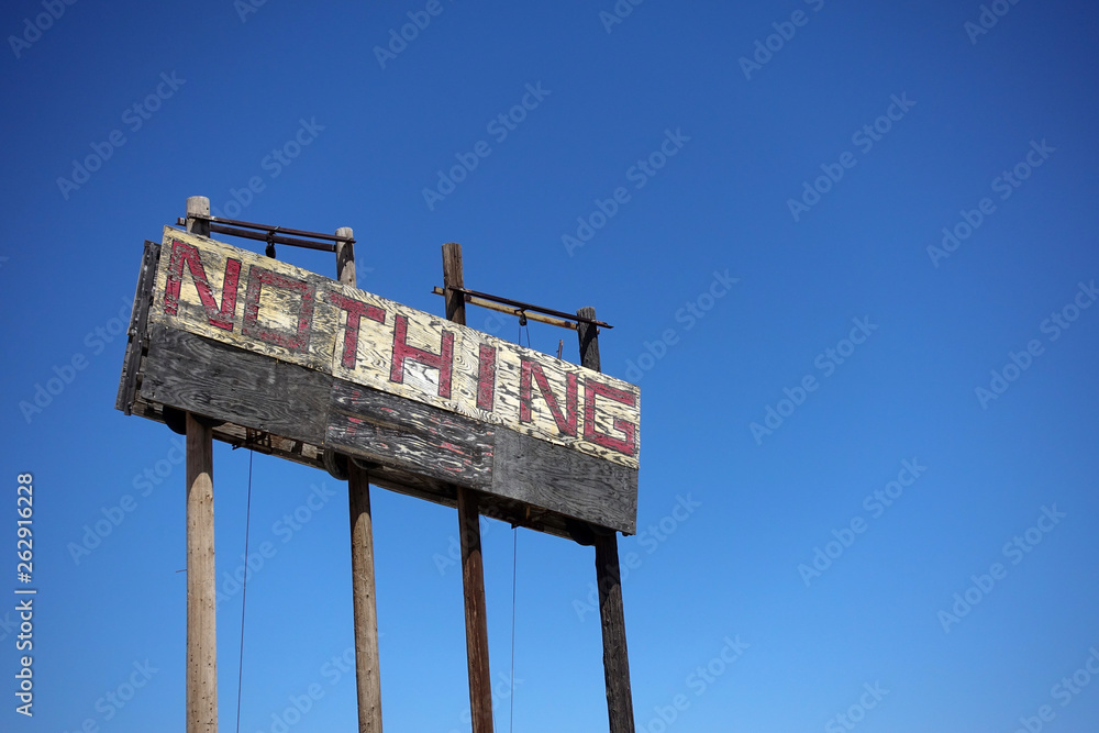 Ταπετσαρία Billboard for the abandoned town of Nothing, Arizona.