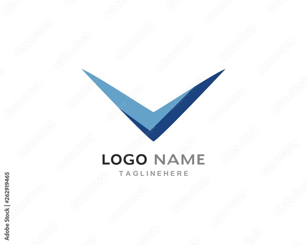 V Letter Logo V Letter Logo