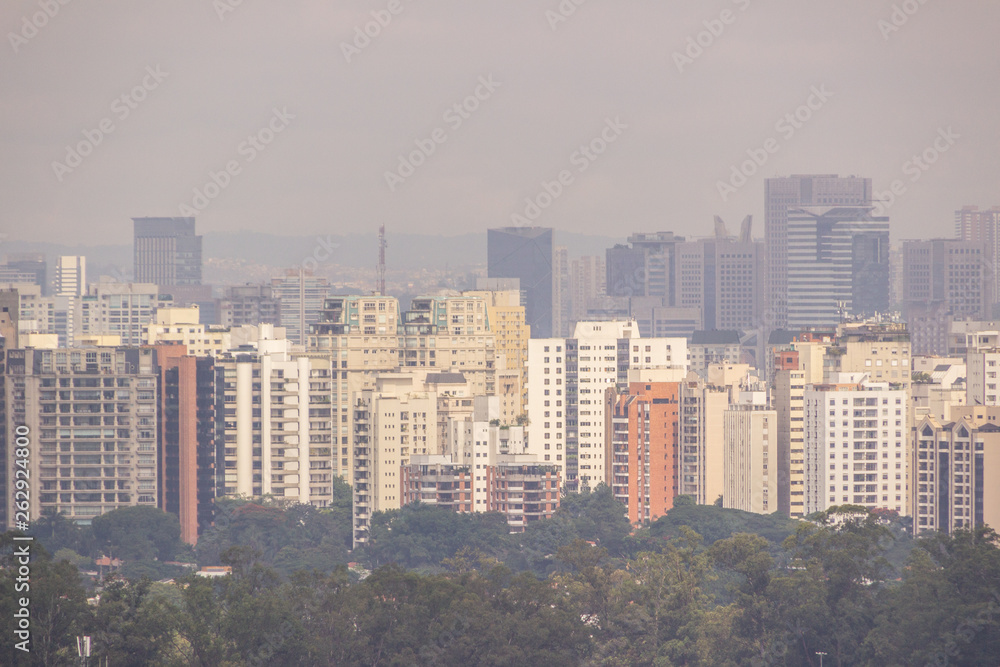 Buildings of the city center of sao paulo