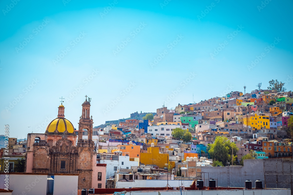 Cityscape in Guanajuato, Mexico
