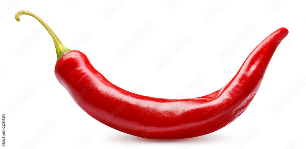 Red chili pepper, isolated on white background Red chili pepper, isolated on white background