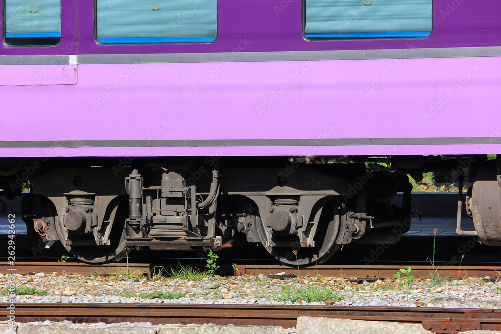 Naklejka premium Passenger Car For Train between chiangmai and bangkok