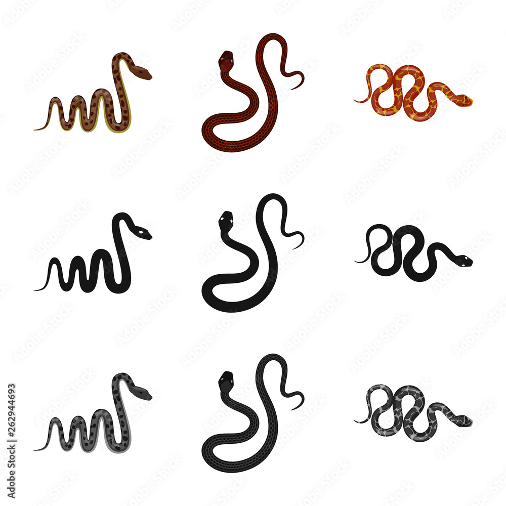 Isolated object of mammal and danger logo. Set of mammal and medicine stock symbol for web. Isolated object of mammal and danger logo. Set of mammal and medicine stock symbol for web.