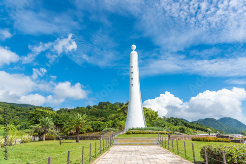 The monument of the Tropic of Cancer in East Taiwan.