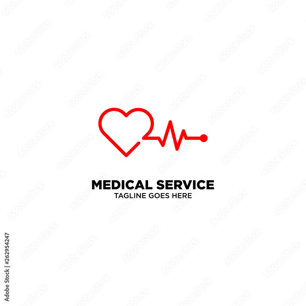 Medical Service logo template, vector illustration - Vector