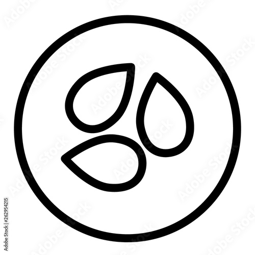 Seeds line icon. Grain vector illustration isolated on white. Corn outline style design, designed for web and app. Eps 10.
