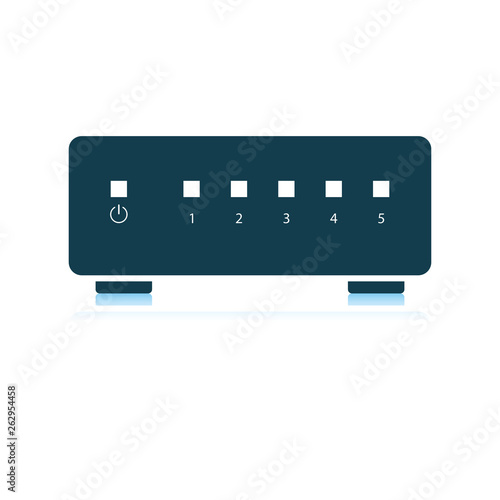 Ethernet switch icon