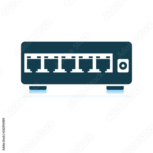 Ethernet switch icon