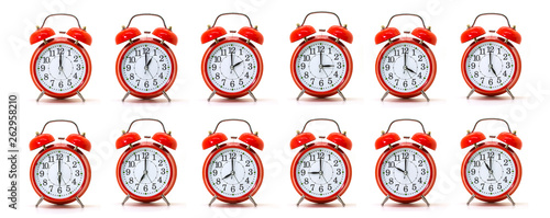 Red Alarm Clocks Collection