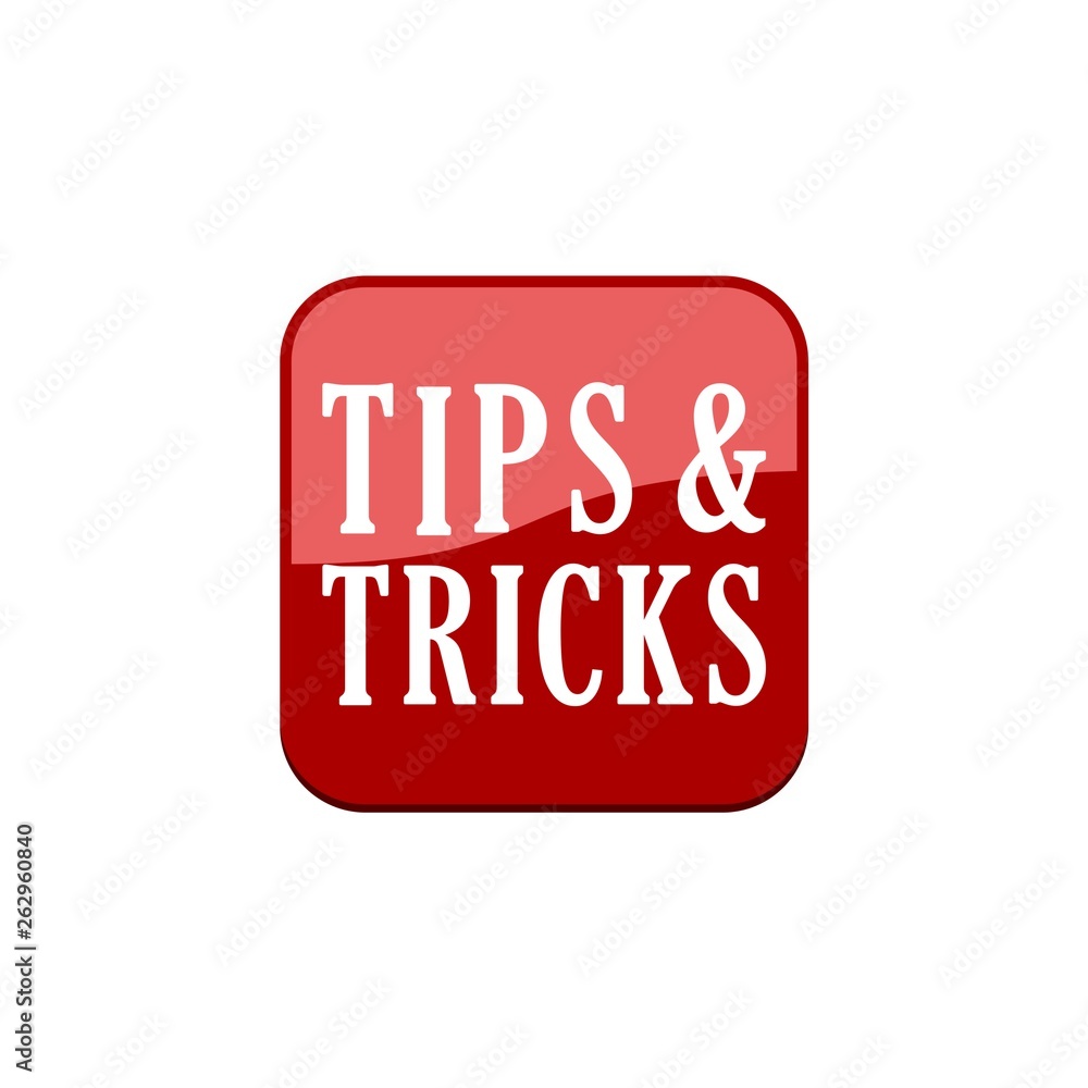 Tips and tricks sign, icon or logo Tips and tricks sign, icon or logo