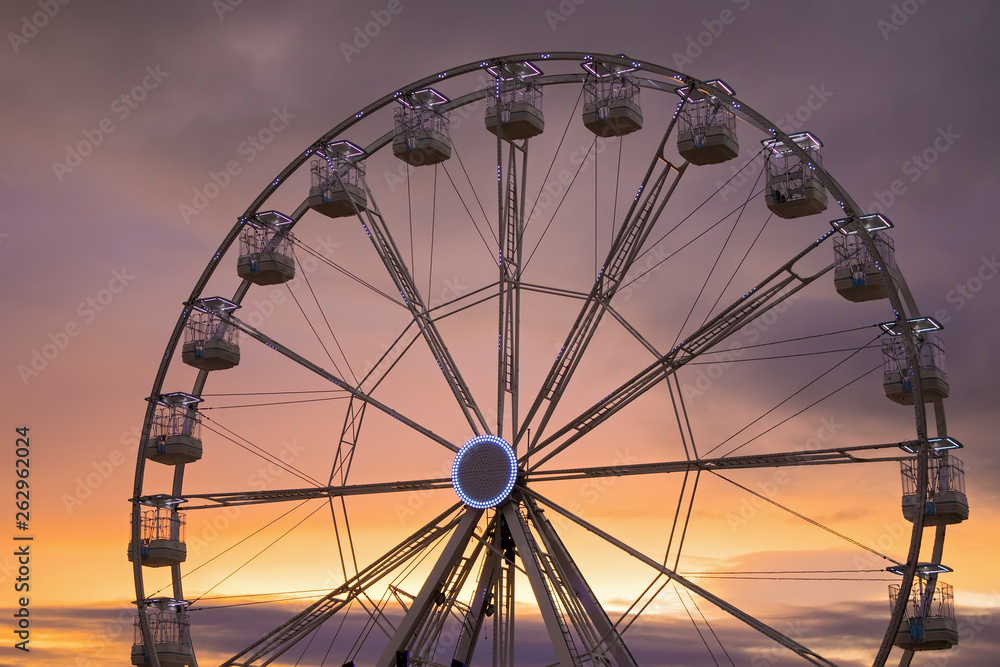 One ferris wheel in Ireland One ferris wheel in Ireland