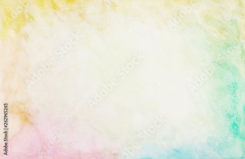 Abstract colorful watercolor background, Abstract multicolored hand drawn watercolor brush illustration to design and decoration backgrounds, banners