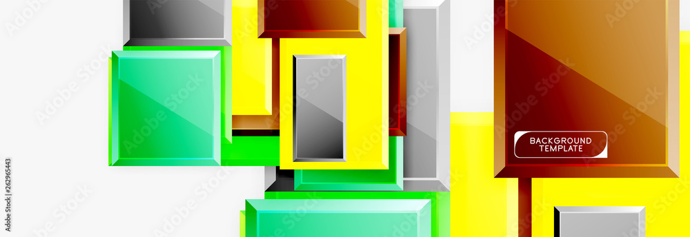 Abstract square composition for background, banner or logo Abstract square composition for background, banner or logo