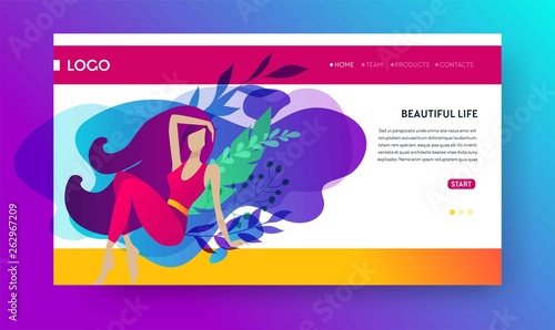 web page design templates for beauty, spa, wellness