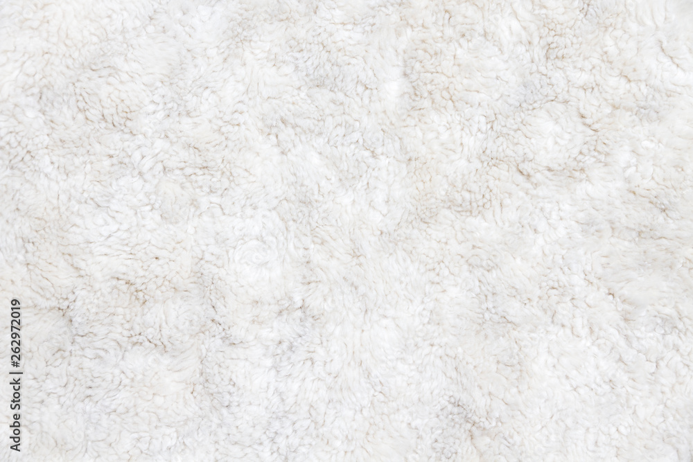 White fur background close up view White fur background close up view