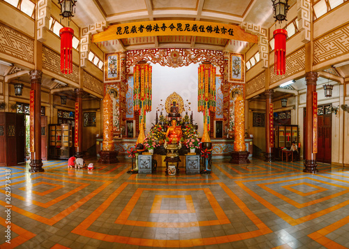 Buddhist temple or Long Son Pagoda. Vietnam. Nha Trang © photobyalex