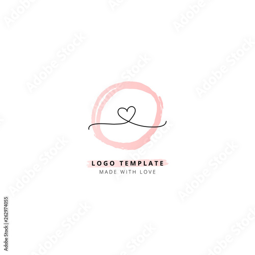 Feminine logo template