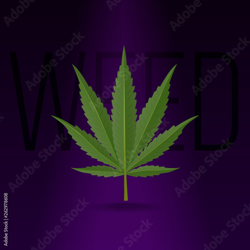 Marijuana vector cannabis leaf weed icon logo clip art illustration graphic