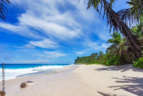 beautiful paradise beach, anse bazarca, seychelles 27