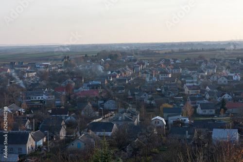 aerial view of city